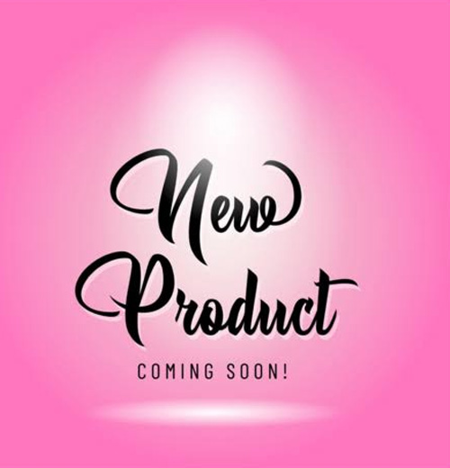 Sneak peek of Royal Exports' new product launch with 'new product coming soon' text on a pink background